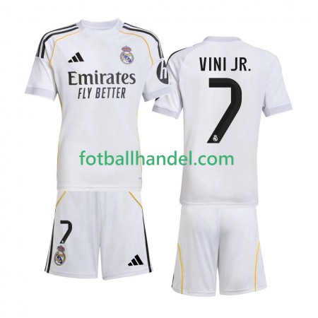 Barn Fotballdrakter Real Madrid Vinicius Junior 7 Hjemme 2025-26 Kortermet